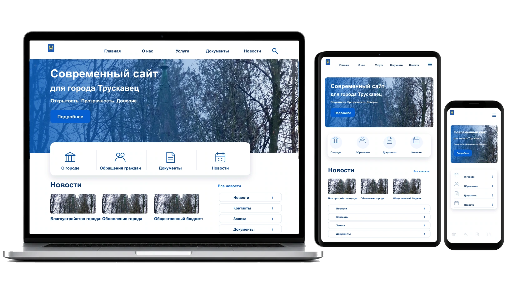 Разработка landing page в городе Трускавец — WebCreator