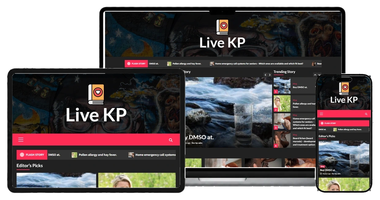 Інтернет-газета Кам'янець LIVE - проєкт Web Creator на экранах ноутбука, планшета і смартфона